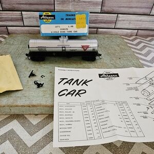 Silver Tank Car Model